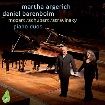 Cover: Argerich & Barenboim: Piano Duos